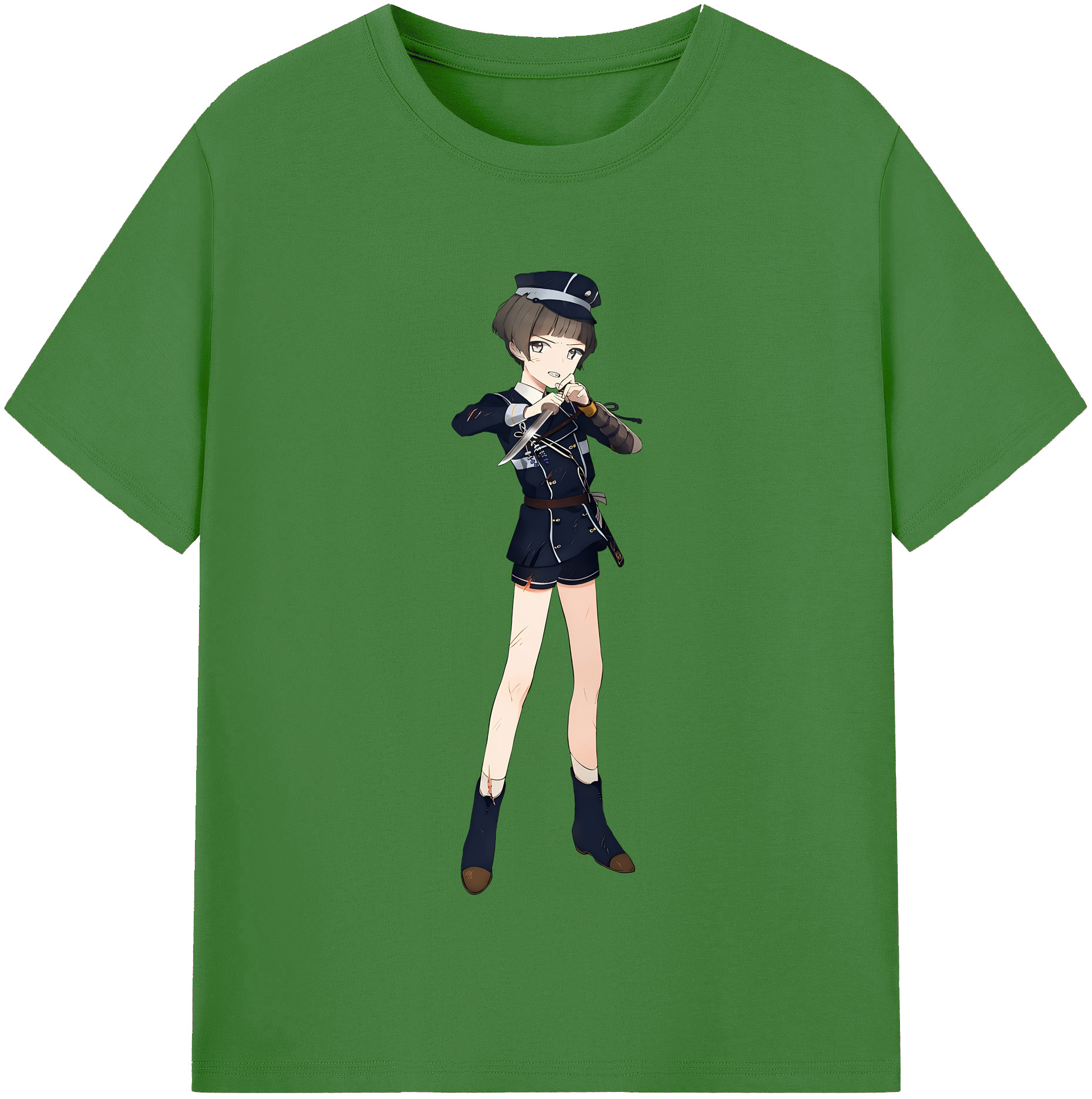 （画像用） 刀剣乱舞 Touken Ranbu レディースカジュアルプリントTシャツ（綿100％）
